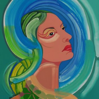 Painting titled "Diva" by José Miguel, Original Artwork, Acrylic