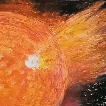 Peinture intitulée "Tormenta solar" par Jose Oña Jurado, Œuvre d'art originale, Pastel