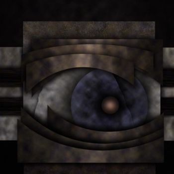 Digitale Kunst getiteld "ojo astral" door Jose Otero Sas, Origineel Kunstwerk