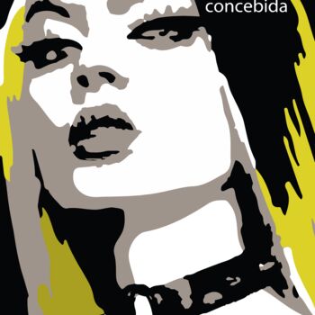 Digital Arts με τίτλο "Sin pecado concebida" από Josep Domènech, Αυθεντικά έργα τέχνης, 2D ψηφιακή εργασία