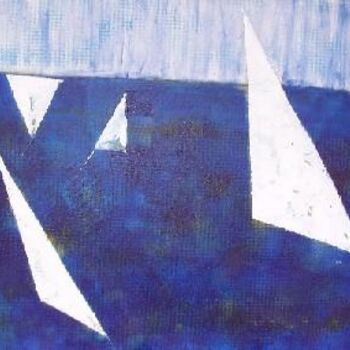Malerei mit dem Titel "Mediterraneo 7" von Josep Lluís Benet Vidal, Original-Kunstwerk