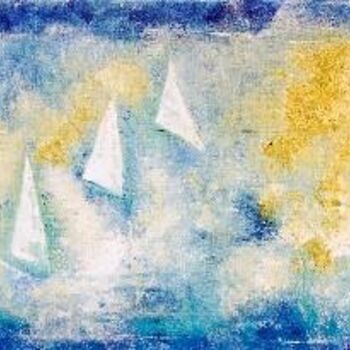 Pintura titulada "Tres veles" por Josep Lluís Benet Vidal, Obra de arte original