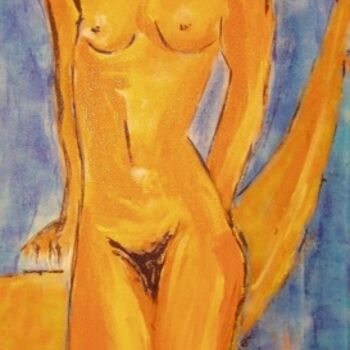Pintura intitulada "Mujer03" por Josep Lluís Benet Vidal, Obras de arte originais