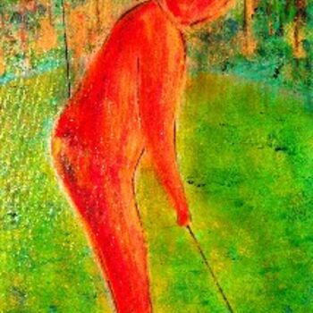 Schilderij getiteld "Golf 10" door Josep Lluís Benet Vidal, Origineel Kunstwerk
