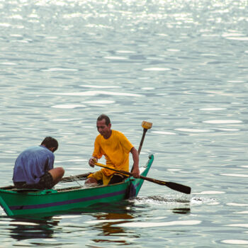 Fotografie getiteld "The fishermen" door Joseph Dalusong, Origineel Kunstwerk, Digitale fotografie