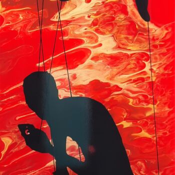 Peinture intitulée "PANTIN LIKE" par Joseph Ducrocq (MATLAB STUDIO), Œuvre d'art originale, Acrylique