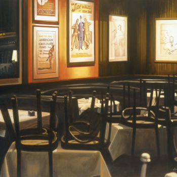Pintura intitulada "The Knickerbocker,…" por Joseph Michetti, Obras de arte originais, Óleo