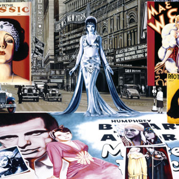 Картина под названием "Fabulous Broadway" - Joseph Michetti, Подлинное произведение искусства, Масло