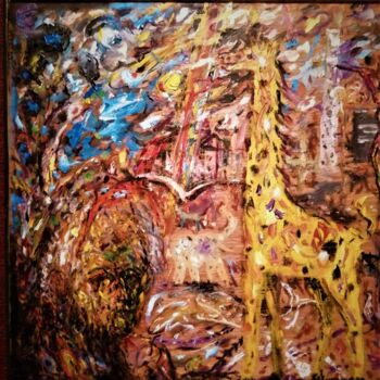 Pittura intitolato "THE STREET ARTIST" da Joseph Urie, Opera d'arte originale, Acrilico