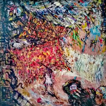 Картина под названием "THE CARPET BEATERS" - Joseph Urie, Подлинное произведение искусства, Масло