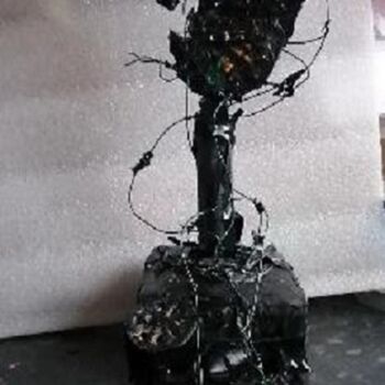 Sculpture titled "THE JOYS of CYCLING"" by Joseph Urie, Original Artwork, Wire