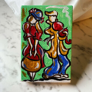 Painting titled "Little Serenade" by Josephine Bonì, Original Artwork, Acrylic