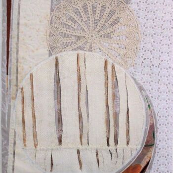 Art textile intitulée "Premier matin du mo…" par Joséphine Montiel, Œuvre d'art originale, Tissu