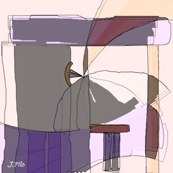 Digital Arts titled "Equilibrio" by Joseph Pllo, Original Artwork, Digital Painting