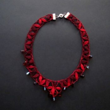 Artisanat intitulée "collier" par Josette Garrigues, Œuvre d'art originale