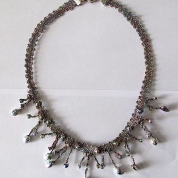 Artcraft με τίτλο "collier de dentelle" από Josette Garrigues, Αυθεντικά έργα τέχνης, Κοσμήματα