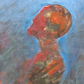 Pintura intitulada "Homme" por Joshima, Obras de arte originais, Óleo