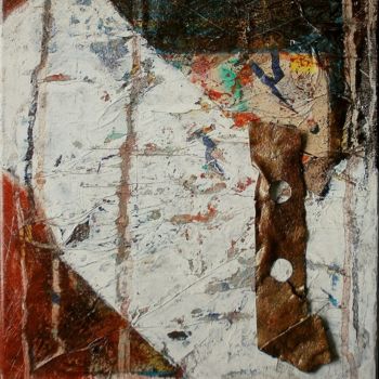 Картина под названием "Abstrait   A" - Jo Croiset, Подлинное произведение искусства, Акрил