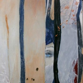 Ζωγραφική με τίτλο "Abstrait 2" από Jo Croiset, Αυθεντικά έργα τέχνης, Ακρυλικό