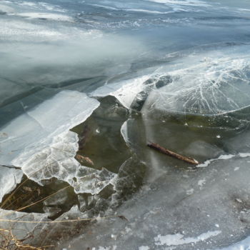 Photography titled "glace à vaires sur…" by Josiane Leroy, Original Artwork