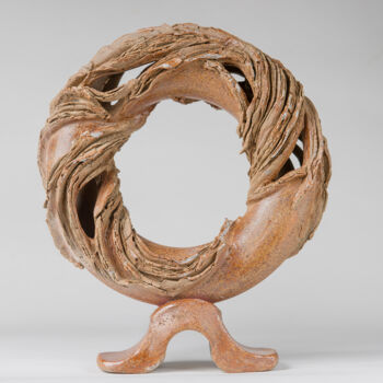 Sculpture intitulée "courronne" par Josiane Vedrine, Œuvre d'art originale, Céramique