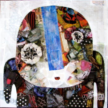 Collages titled "***" by Josiane Coste Coulondre, Original Artwork, Collages