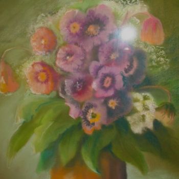 "Bouquet de fleurs" başlıklı Tablo Josiane Flotte tarafından, Orijinal sanat