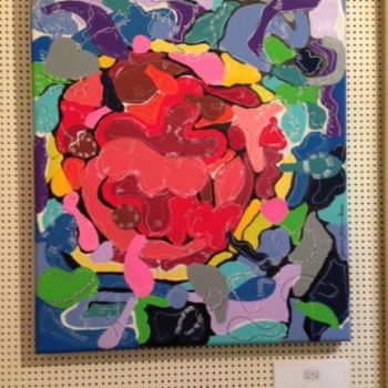 Peinture intitulée "rosa-60-x-70-cm.jpeg" par Josiane Moura, Œuvre d'art originale