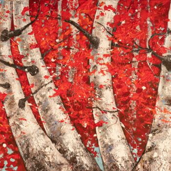 Картина под названием "Wrapped" - Joss Blanchard, Подлинное произведение искусства, Акрил Установлен на Деревянная рама для…