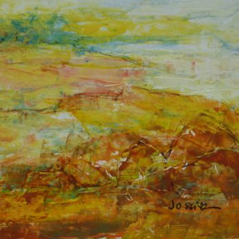 Peinture intitulée "paysage abstrait 12…" par Patrick Jossier, Œuvre d'art originale, Acrylique