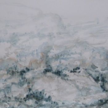 Peinture intitulée "Vue panoramique 1" par Patrick Jossier, Œuvre d'art originale, Acrylique