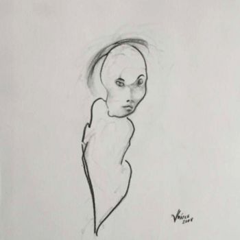 Dessin intitulée "Sans titre" par Joshua, Œuvre d'art originale