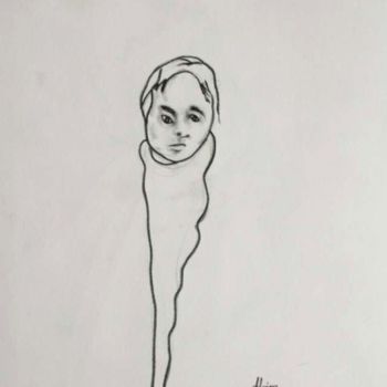 Dessin intitulée "Sans titre" par Joshua, Œuvre d'art originale