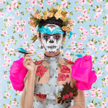 Fotografie mit dem Titel "frida-kahlo" von Josué Lago, Original-Kunstwerk