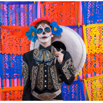 Fotografia intitulada "catrina mariachi" por Josué Lago, Obras de arte originais