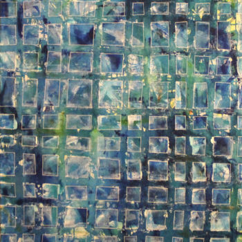 Peinture intitulée "Série carrés 2" par Josiane Ulrich, Œuvre d'art originale, Acrylique Monté sur Châssis en bois