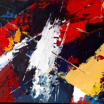 Painting titled "Diversion" by Josy Acarie, Original Artwork, Acrylic