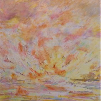 제목이 "Eclat de soleil sur…"인 미술작품 Josy Moreau-Peter로, 원작, 기름