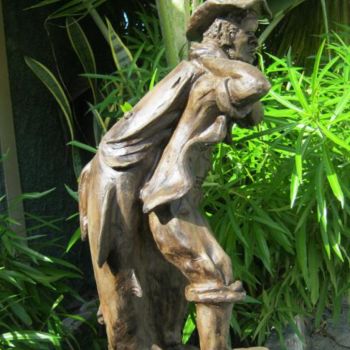 Sculptuur getiteld "Boa pesca" door Jota Vieira, Origineel Kunstwerk