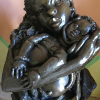 Sculpture titled "Amor incondicional" by Jota Vieira, Original Artwork