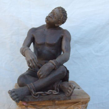 Sculpture titled "Quilombola" by Jota Vieira, Original Artwork, Other