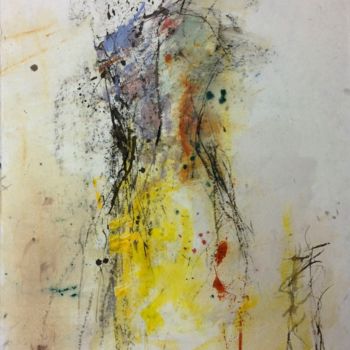 Painting titled "Dress" by Jouke Kruijer, Original Artwork, Acrylic