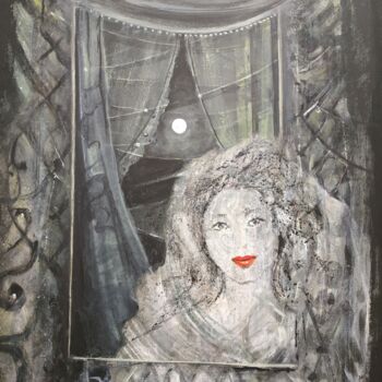 Painting titled "Paroles" by Joumana Hakim Fayed, Original Artwork, Acrylic