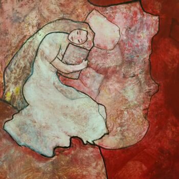 Malarstwo zatytułowany „Songe étoilé” autorstwa Joumana Hakim Fayed, Oryginalna praca, Akryl
