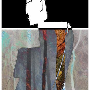 Digital Arts titled "Introspection" by Jourcarmin, Original Artwork, Digital Collage
