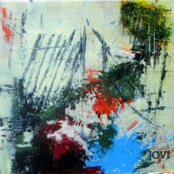 Painting titled "Abstrait 6" by Viviane Joanchicoy Jovi, Original Artwork, Acrylic