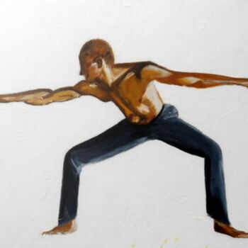 Painting titled "danseur" by Viviane Joanchicoy Jovi, Original Artwork, Acrylic
