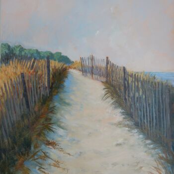 Peinture intitulée "Morning on the Dune…" par Joy Parks Coats, Œuvre d'art originale, Acrylique