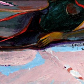 Pittura intitolato "Imagined in Marble:…" da Joyce Owens, Opera d'arte originale