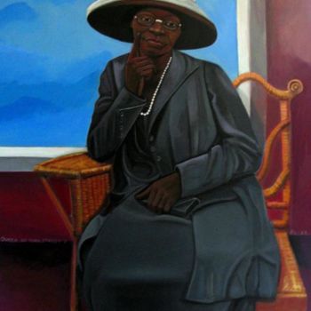 Картина под названием "The Queen of York S…" - Joyce Owens, Подлинное произведение искусства